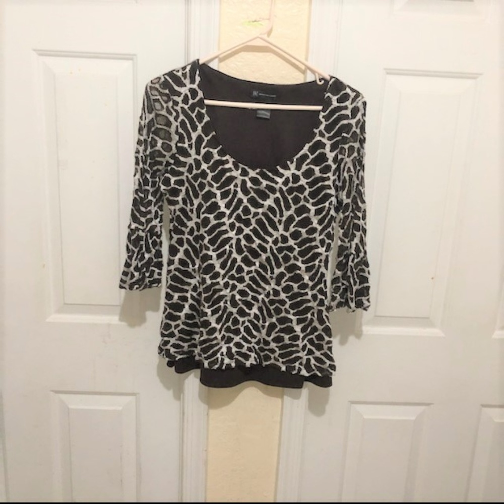 INC International Concepts Women Lace Blouse